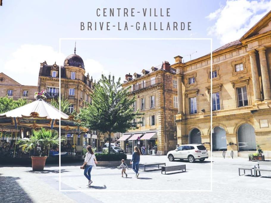 Apartmán #Le Conquerant Du Dernierjour-Grand F2-Hypercentre Brive-la-Gaillarde Exteriér fotografie